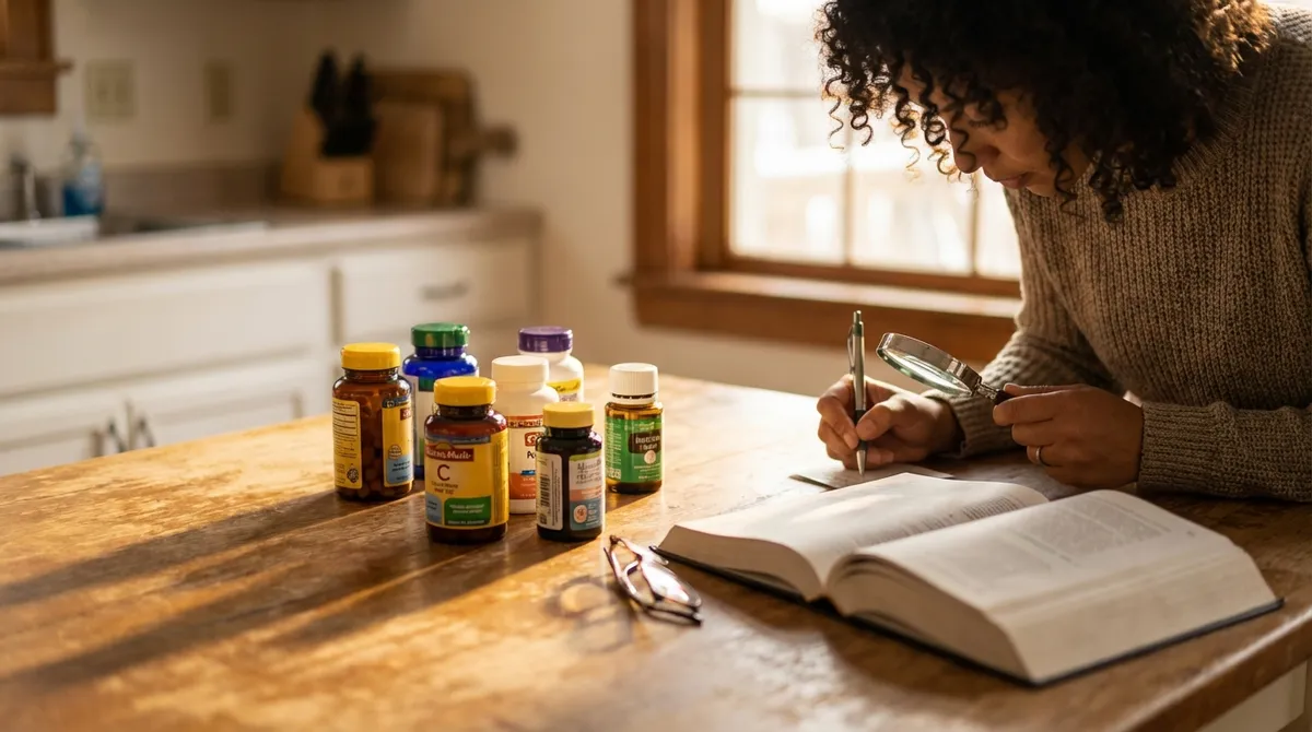 Reading a Supplement Label Like a Pro: What Actually Matters
