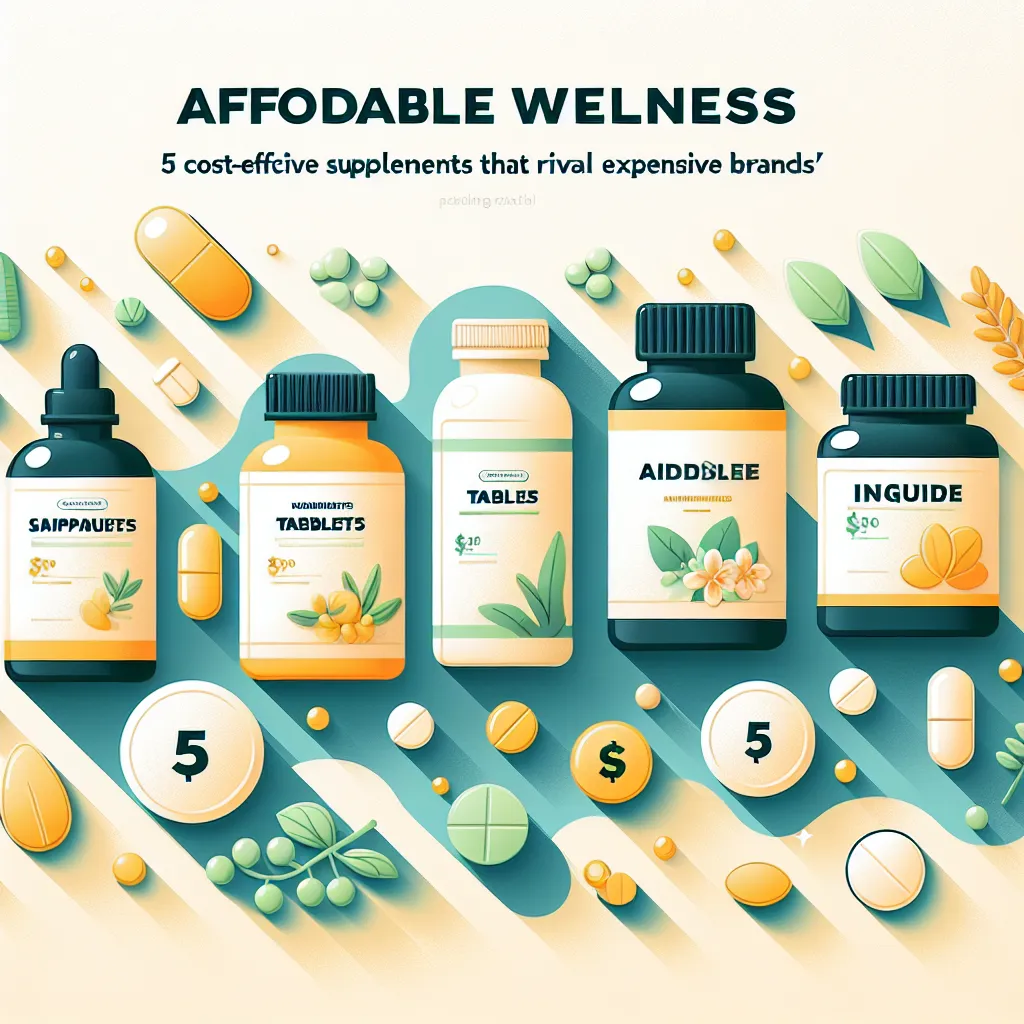 Affordable Wellness: 5 Cost-Effective Supplements That Rival Expensive Brands