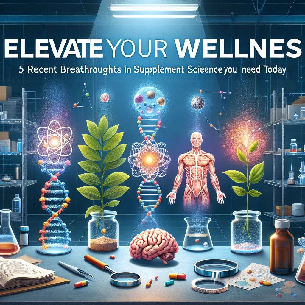 Elevate Your Wellness: 5 Recent Breakthroughs in Supplement Science You Need Today