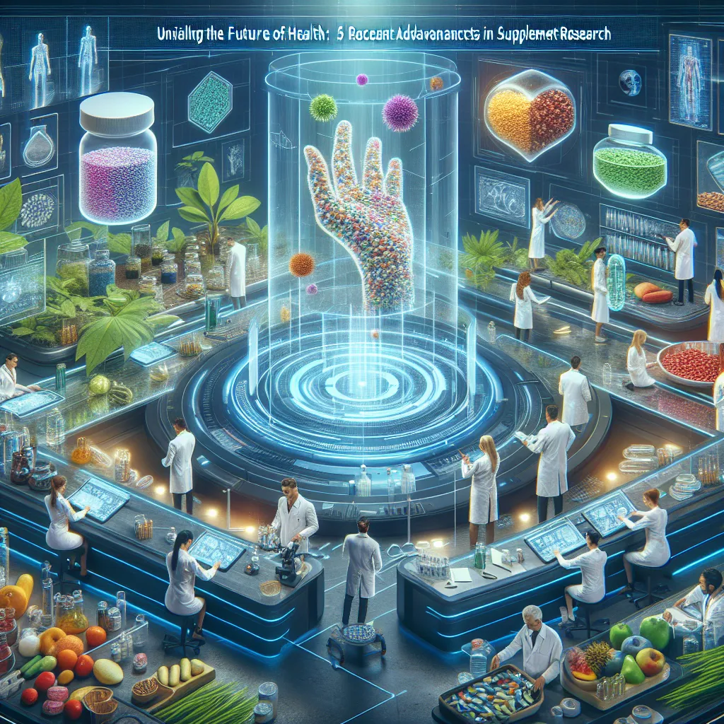 Unveiling the Future of Health: 5 Recent Advancements in Supplement Research
