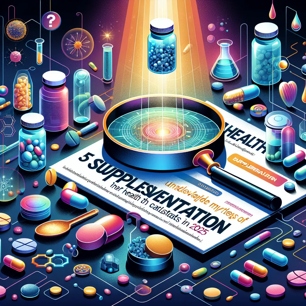 Unraveling the Mysteries of Supplementation: 5 Undiscovered Health Catalysts in 2025