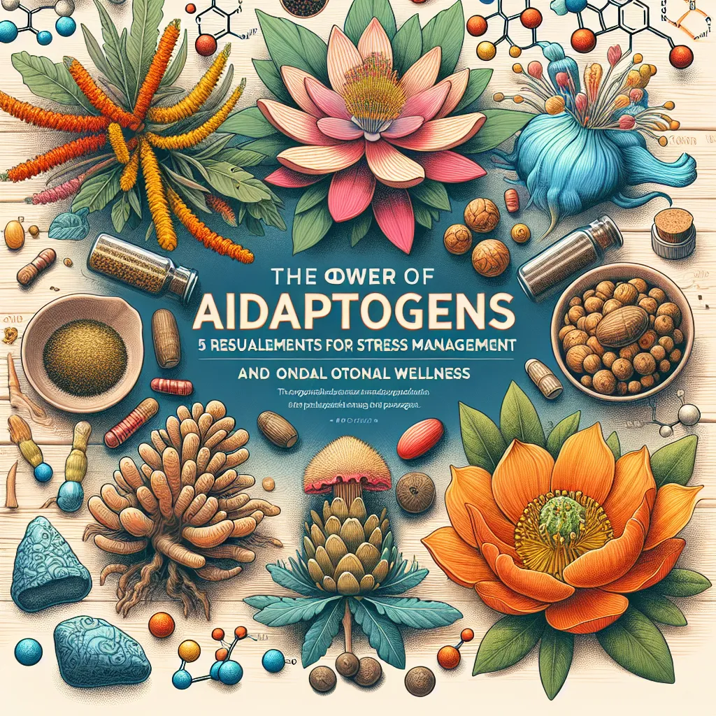 The Power of Adaptogens: 5 Remarkable Supplements for Stress Management and Overall Wellness
