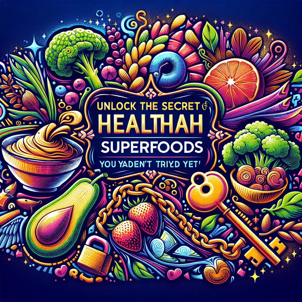 Unlock the Secret of Optimal Health: 5 Amazing Health-Boosting Superfoods You Haven't Tried Yet