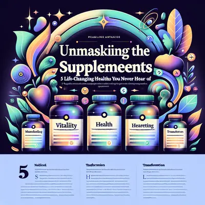 Unmasking the Magic of Supplements: 5 Life-Changing Health Enhancers You've Never Heard Of