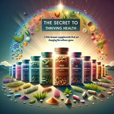 The Secret to Thriving Health: 5 Little-Known Supplements that are Changing the Wellness Game